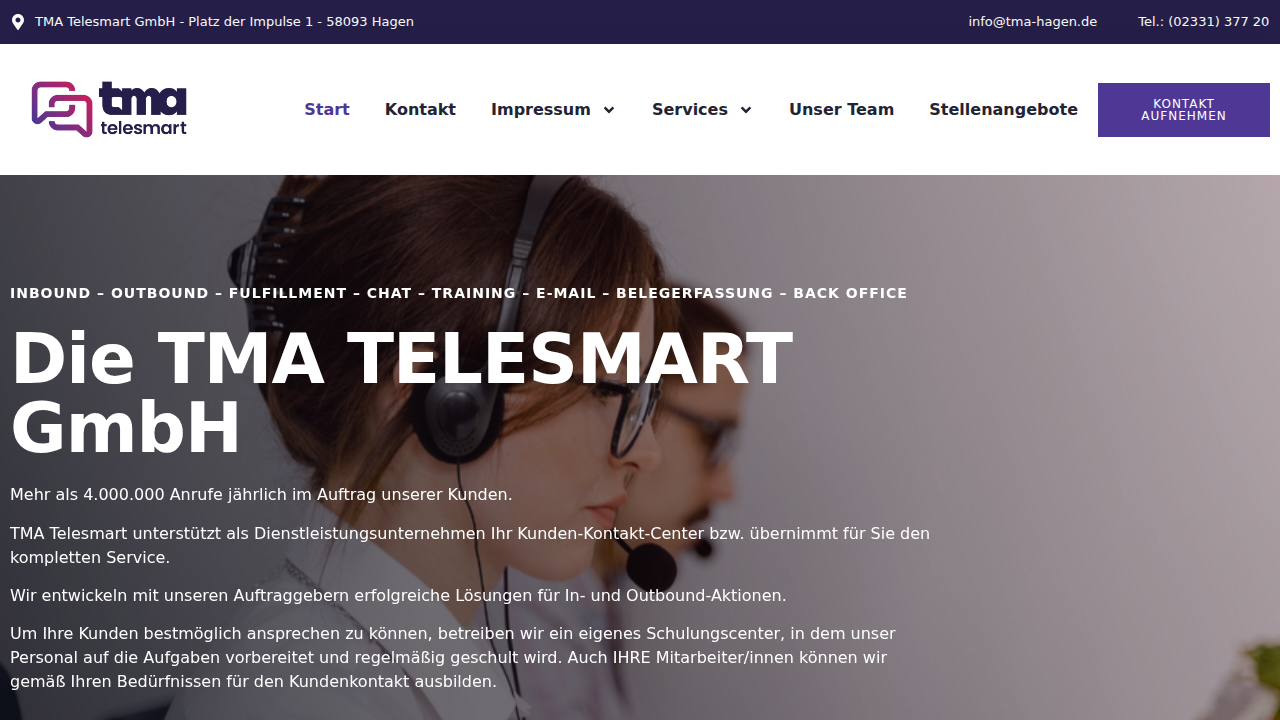 Screenshot tma-hagen.de