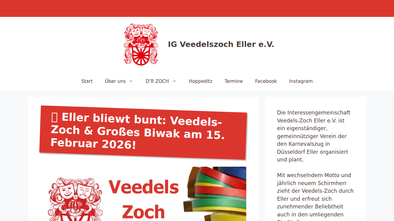 Screenshot veedelszoch-eller.de